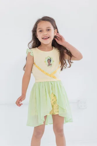 Vista 2 de Disney Princess Moana Frozen Ariel Cenicienta Tiana - Mameluco y falda para niñas pequeñas a niños grandes