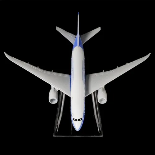 Vista 3 de 24-Hours Boeing 787 modelo de avión Modelo de metal de aleación de avión fundido a presión 1:400