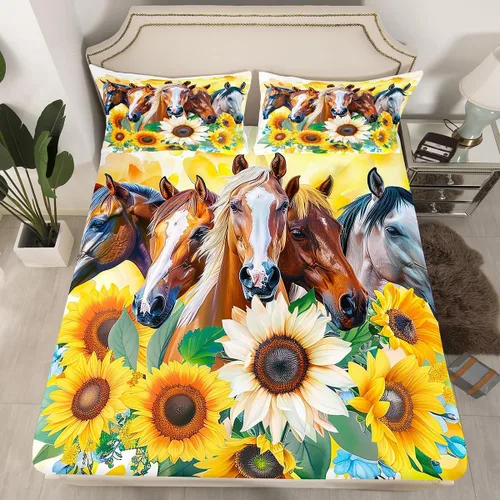 Vista 39 de Erosebridal Juego de sábanas de ratas para niños, tamaño Queen, juego de ropa de cama con diseño de roedores de ratón, divertido diseño de animales