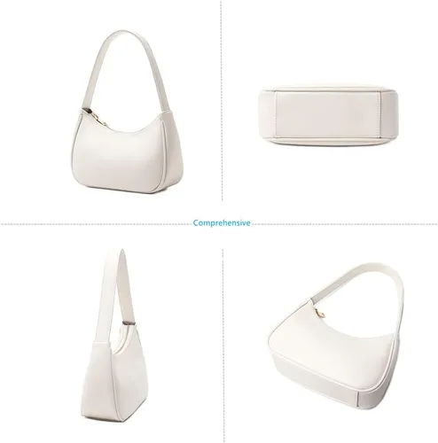 Vista 6 de CYHTWSDJ Bolsos de hombro para mujer, lindo bolso de mano con cierre de cremallera