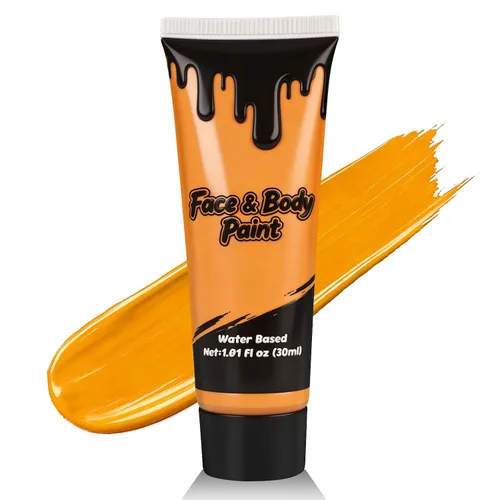 Vista 6 de Pintura facial blanca, pintura corporal de maquillaje de payaso Blanco