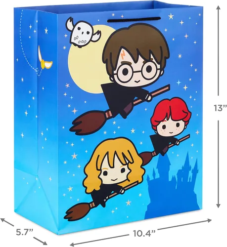Vista 7 de Hallmark Paquete de papel de regalo y bolsas de regalo de Harry Potter (paquete de 3 papel de regalo, paquete de 3 bolsas de regalo)