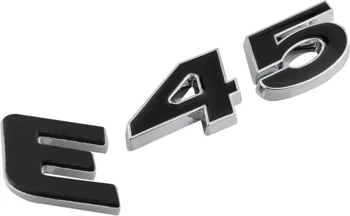 Vista 3 de 2 placas autoadhesivas 345 para Challenger Chrysle 300c Plateado/Negro