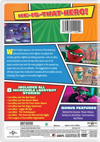 Vista 2 de VeggieTales LarryBoy Ultimate Super Hero Collection DVD
