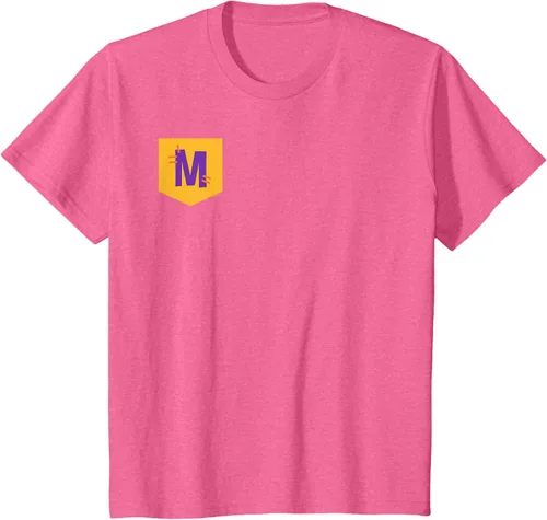 Vista 10 de Blippi Meekah - Camiseta oficial con logotipo de bolsillo Azul Jaspeado