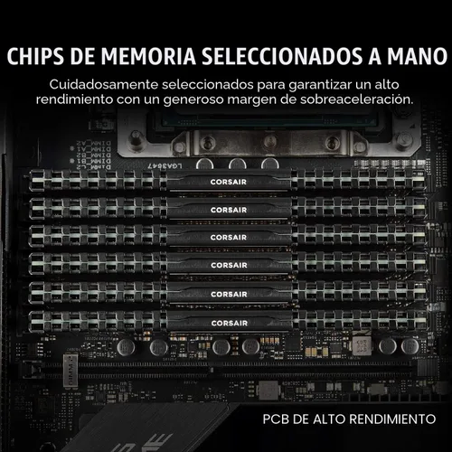 Vista 3 de Corsair LPX 32GB (2x16GB) 3200MHz C16 DDR4 DRAM Kit de memoria, negro (CMK32GX4M2B3200C16)