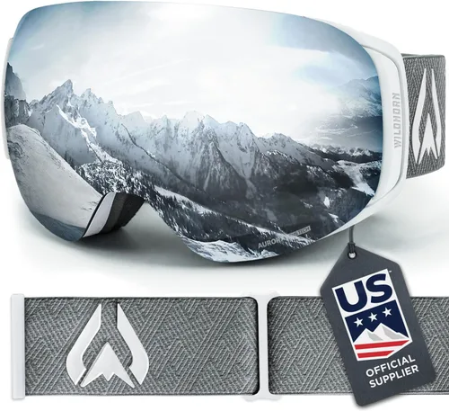 Vista 16 de Wildhorn Roca - Gafas de esquí para hombres y mujeres con protección antiempañamiento/arañazos 100% UV - Lente magnética - Gafas de nieve