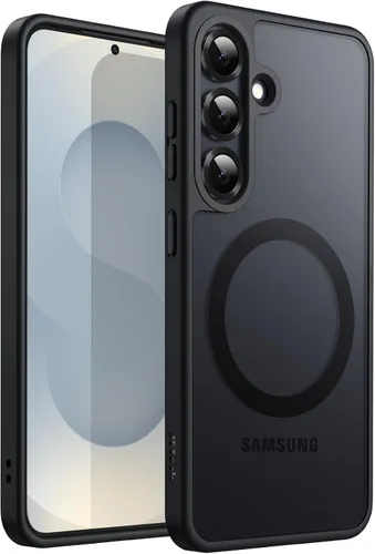 Vista 28 de JETech Estuche magnético para Samsung Galaxy S24 5G, compatible con MagSafe, funda protectora para teléfono con parte trasera translúcida y mate a