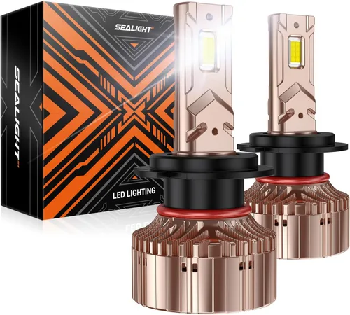 Vista 15 de SEALIGHT 3157 - Faros LED intermitentes anti-hiperflasheo, ventilador turbo, amarillo ámbar, 2700 K, repuesto para direccionales e intermitentes