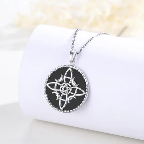 Vista 4 de Collar de nudo de brujas para mujer