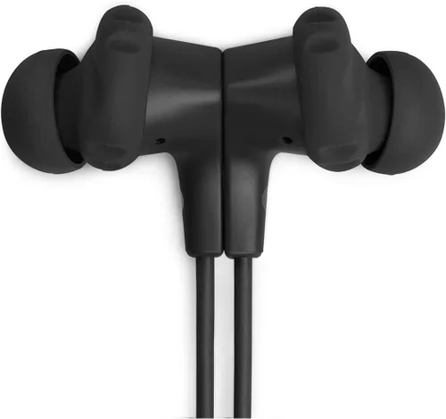 Vista 4 de JBL Endurance Run 2 con cable - Audífonos deportivos impermeables en el oído con cable, sonido JBL Pure Bass, llamadas manos libres, nunca duele.