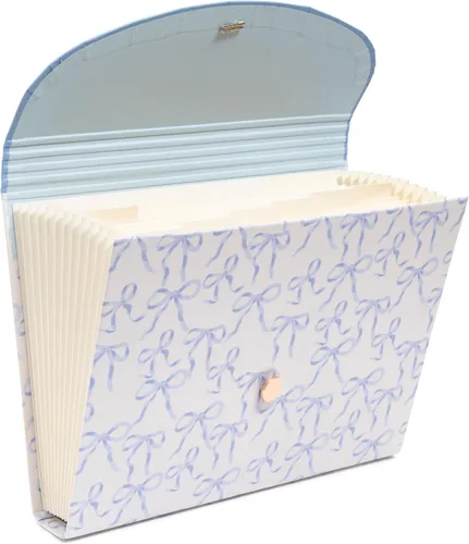 Vista 8 de U Brands Carpeta de archivos expandible de 13 bolsillos de rendimiento de moda (negro)