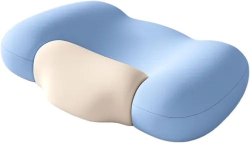 Vista 9 de Almohada cervical para aliviar el dolor de cuello, almohada ergonómica de contorno de espuma viscoelástica para dormir, almohada ortopédica de apoyo