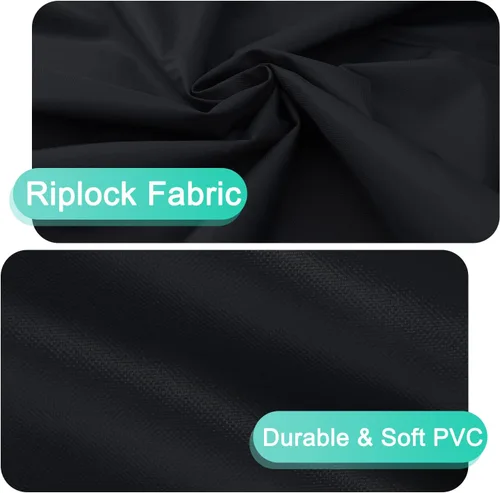 Vista 3 de ABCCANOPY Patio cuadrado cubierta de aire acondicionado impermeable al aire libre protectora universal protección UV cubierta 30x30x32 negro