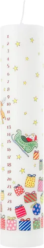 Vista 2 de Alison Gardiner Vela de pilar de trineo de Santa, 50 horas de combustión