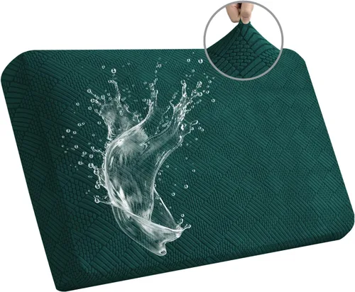 Vista 33 de Easy-Going - Fundas impermeables para cojines de sofá y sofás, funda de asiento de sofá de jacquard elástico de repuesto para perros, mascotas