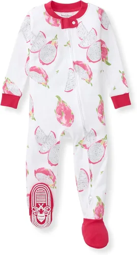 Vista 58 de Burt's Bees Baby Pijama para bebé niña, 100% algodón orgánico, pijama de una pieza, overol diagonal con cremallera, ajuste cómodo