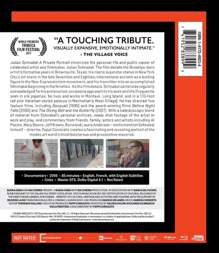 Vista 2 de Julian Schnabel A Private Portrait Blu-ray