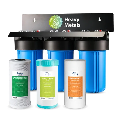 Vista 15 de iSpring WGB31B-KSNC - Sistema de filtro de agua para toda la casa, probado por SGS para eliminar hasta el 94.4% de la cloramina, la filtración de 3