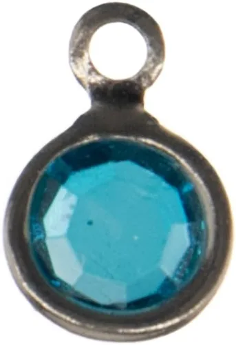 Vista 7 de Craft County Dijes colgantes de piedra natal para hacer joyas, pulseras y collares, disponibles en paquete individual, 5, 10 y 20