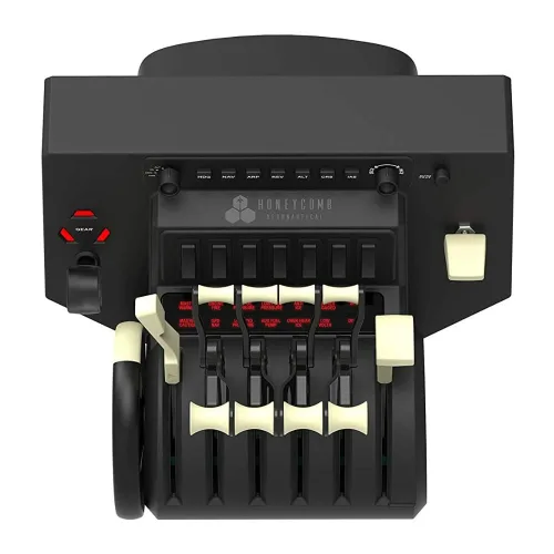 Vista 9 de Honeycomb Alpha Flight Controls Yoke with Honeycomb Aeronautical Bravo Throttle Quadrant Bundle (2 Items) (2 Items)