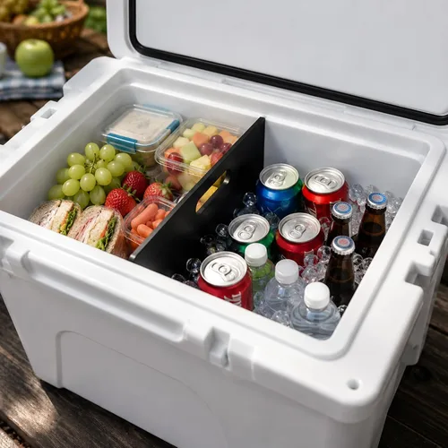 Vista 7 de Cooler Divider Cutting Board Compatible with YETI Tundra 65 Quart Cooler Cooler Accessories Perfect for Outdoors, Camping and Travel, Insert to