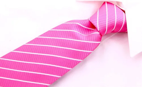 Vista 3 de Scott Allan - Corbatas de rayas para hombre - Corbata tejida para hombre