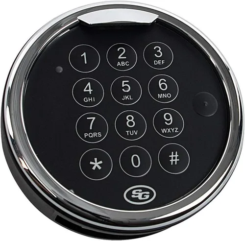 Vista 2 de Sargent & Greenleaf S&G Modelo 1004-102 Spinblocker Bolt Cerradura segura electrónica