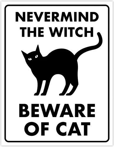 Vista 24 de Señal de Gato de 24 Horas de Vigilancia Felina de Premises Under 24 Hour - Cartel de gato divertido, metal, 8 x 12 pulgadas, letreros de gato