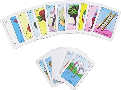 Vista 6 de Baraja original de Loteria Mexicana - Baraja de cartas de juego de bingo