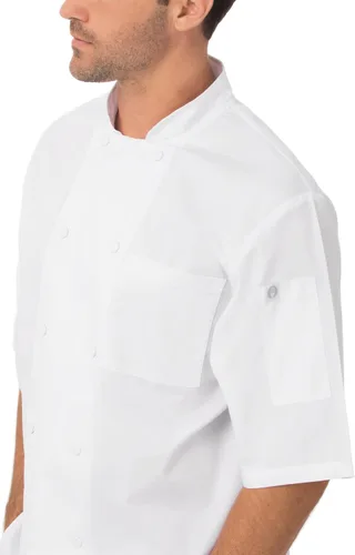 Vista 5 de Chef Works Abrigo de chef Montreal Cool Vent para hombre