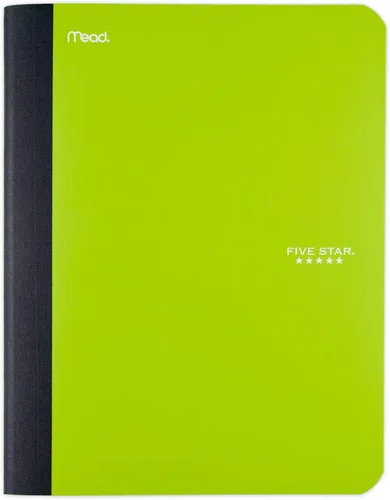 Vista 6 de Cuaderno/libreta de 100 hojas con renglones Five Star Composition Amarillo