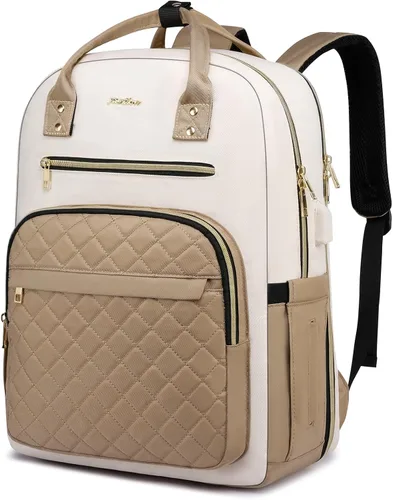 Vista 17 de YAMTION Mochila para mujeres y adolescentes, mochila escolar TSA para laptop con USB para estudiantes universitarios, negocios, oficina, trabajo