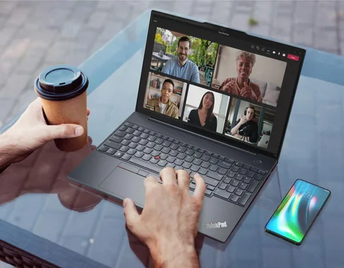Vista 8 de Lenovo ThinkPad E16 - Computadora portátil de 16 pulgadas FHD+, AMD Ryzen 5