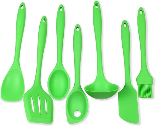 Vista 30 de Chef Craft Juego de herramientas de cocina de silicona premium multicolor de 5 piezas, surtido (42086)