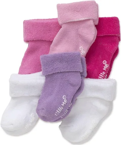 Vista 2 de Little Me - Calcetines para bebé niña (paquete de 6 unidades variadas)