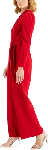 Vista 3 de Adrianna Papell womens Knit Crepe Tuxedo Jumpsuit