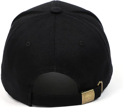Vista 6 de Gorra de béisbol con bordado cruzado ajustable estructurado para hombres y mujeres