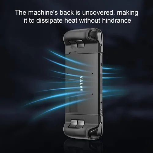 Vista 4 de Funda protectora de silicona para cubierta de vapor con accesorios, protector de 2 partes ultraligero y suave de 2 partes y agarres para el pulgar