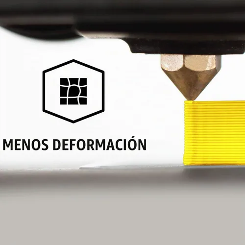 Vista 5 de HATCHBOX - Filamento de impresión 3D de ácido poliláctico de 0.069 pulgadas, color amarillo, carrete de 2.2 libras, precisión dimensional de +