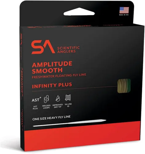 Vista 5 de Scientific Anglers Amplitude Smooth Infinity Plus Línea flotante de agua dulce, línea de pesca, fundición suave, revestimiento duradero
