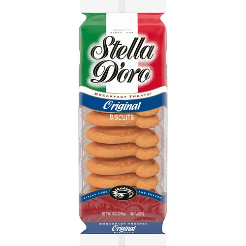 Vista 50 de Stella D'oro Galletas crujientes de café tostado de almendra, 6.6 onzas (paquete de 12)