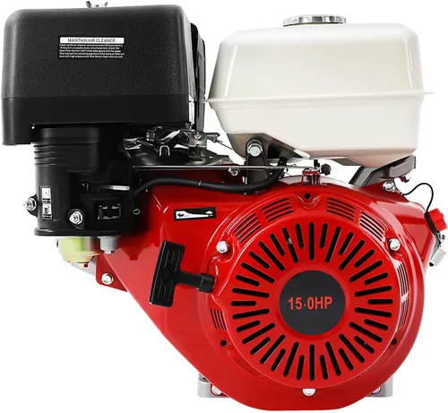 Vista 15 de Motor diésel de 4 tiempos 3HP 196CC, motor industrial refrigerado por aire de un solo cilindro con arranque manual de retroceso e inyección directa