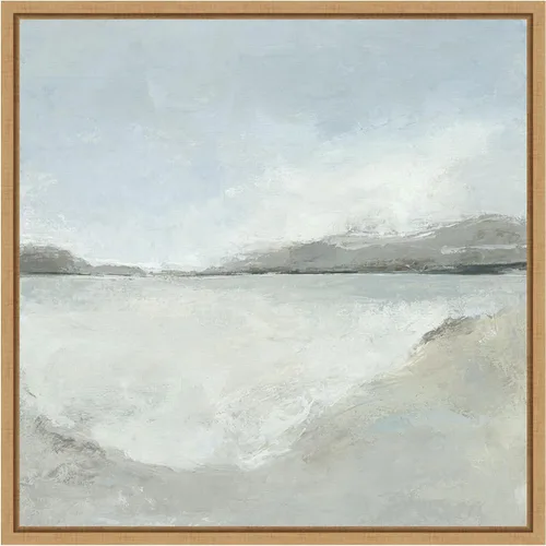 Vista 17 de Amanti Art Lienzo enmarcado para pared, 16 x 16 pulgadas, sutil costero por Hannah Dawson, lienzo enmarcado para pared, obras de arte abstractas