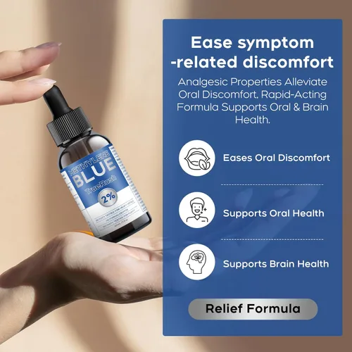 Vista 4 de Azul de metileno 99.99% de pureza – 2% de alta concentración, grado farmacéutico y grado USP, suplemento de salud cerebral probado por terceros