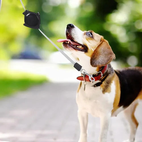 Vista 7 de Alipis Correa retráctil automática para perro, cuerda de tracción telescópica de gran tamaño, mango cómodo para caminar, trotar, senderismo