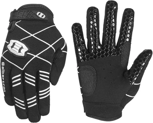 Vista 15 de Seibertron B-A-R PRO 2.0 - Guantes insignia de bateo para béisbol, sóftbol y Teeball, con super agarre, ajuste de dedo, múltiples tamaños 11 + 5
