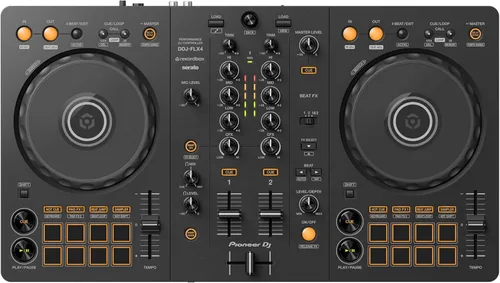Vista 2 de Pioneer DDJ-FLX4 - Controlador de DJ con auriculares Studio DJ