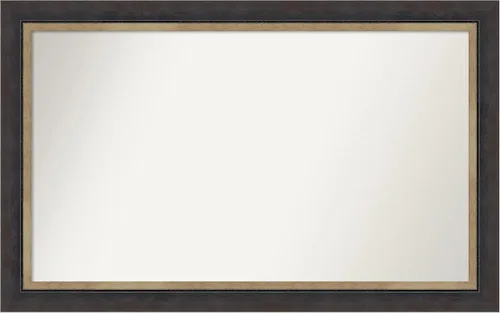Vista 67 de Amanti Art Espejo personalizado, espejo de baño negro Astor, espejo de pared o espejo de tocador de baño sobre el fregadero (25 x 25 pulgadas)