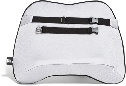 Vista 3 de Castle Squire Firm - Respaldo de espuma viscoelástica para la parte inferior de la espalda, almohada de apoyo lumbar con relleno de espuma densa